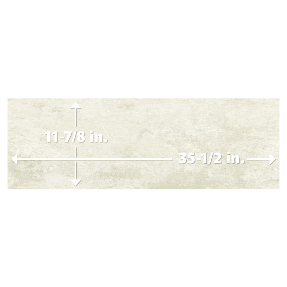 Habanera Bone 11-7/8 in. x 35-1/2 in. Ceramic Wall Tile
