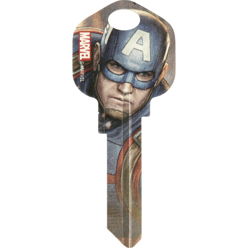 Marvel's Captain America Kwikset 66/97 KW1/10 Key Blank