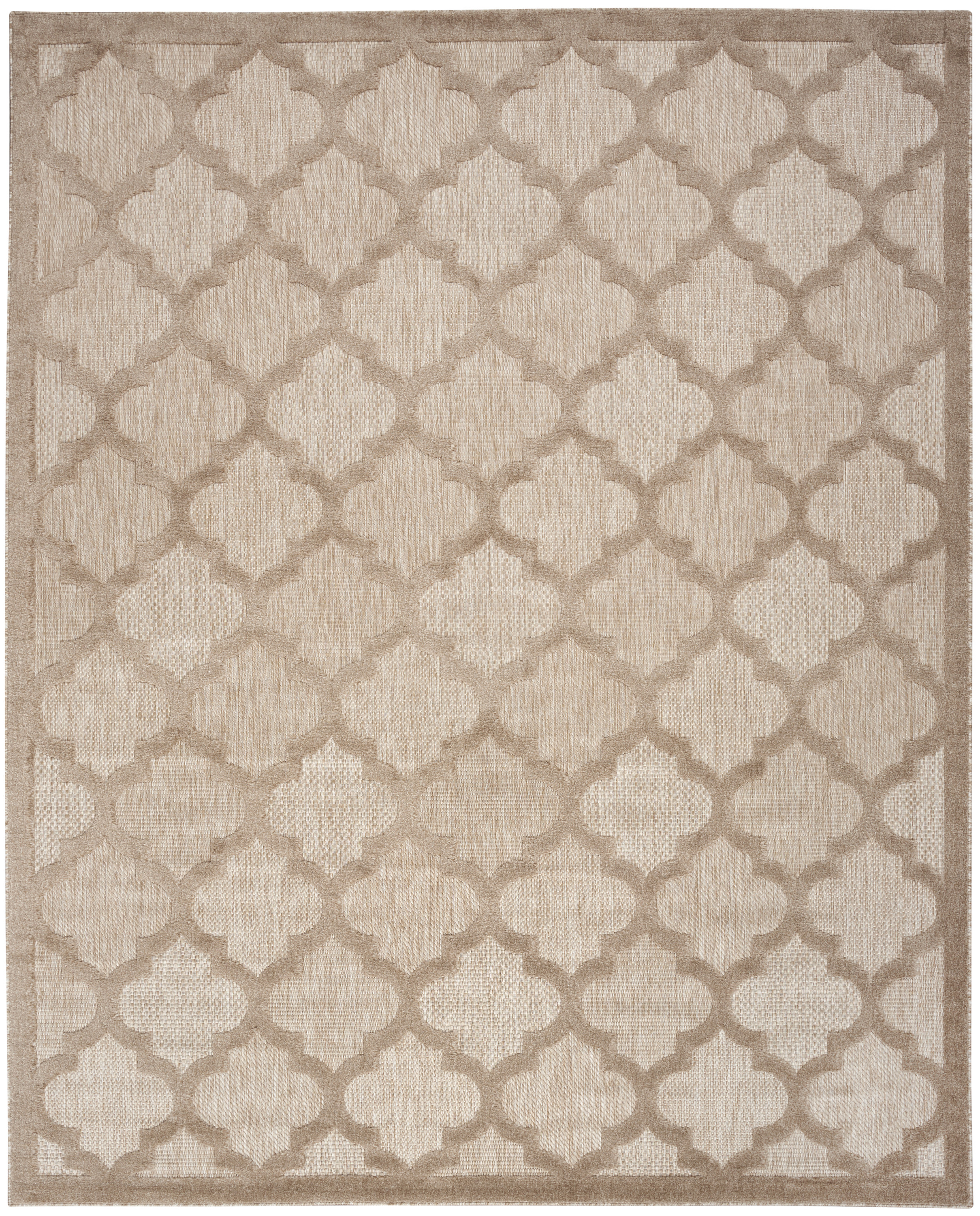 Nourison Easy Care 8' x 10' Natural Beige Modern Rug