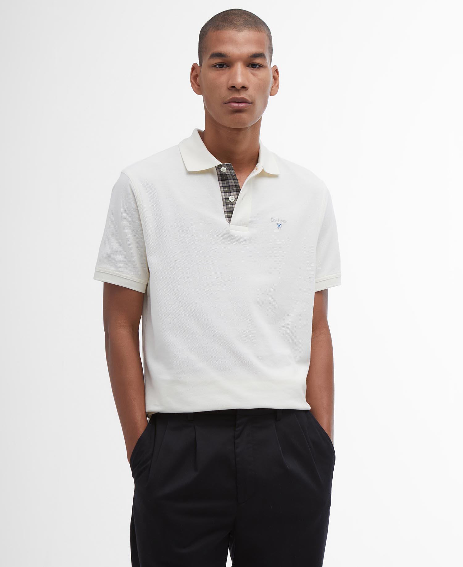 Tartan Pique Polo Shirt image number 0