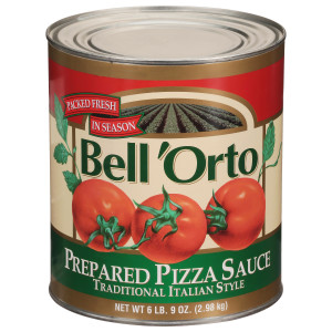 BELL ORTO Fully Prepared Pizza Sauce, 105 oz. Can (Pack of 6) image