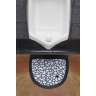 Hillyard, P-Shield Urinal Mat, 17.50"x20.25", Black, No Added Odor