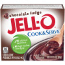 Jell-O Cook & Serve Chocolate Fudge Pudding & Pie Filling, 3.4 oz Box