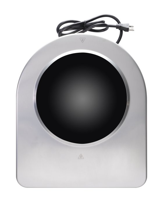 208- to 240-volt countertop induction wok range with 14-inch wok pan