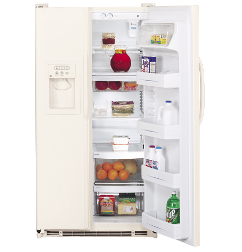 GE® 21.8 Cu. Ft. Side-By-Side Refrigerator with Dispenser