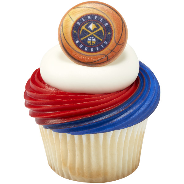 NBA Team Basketball Cupcake Rings