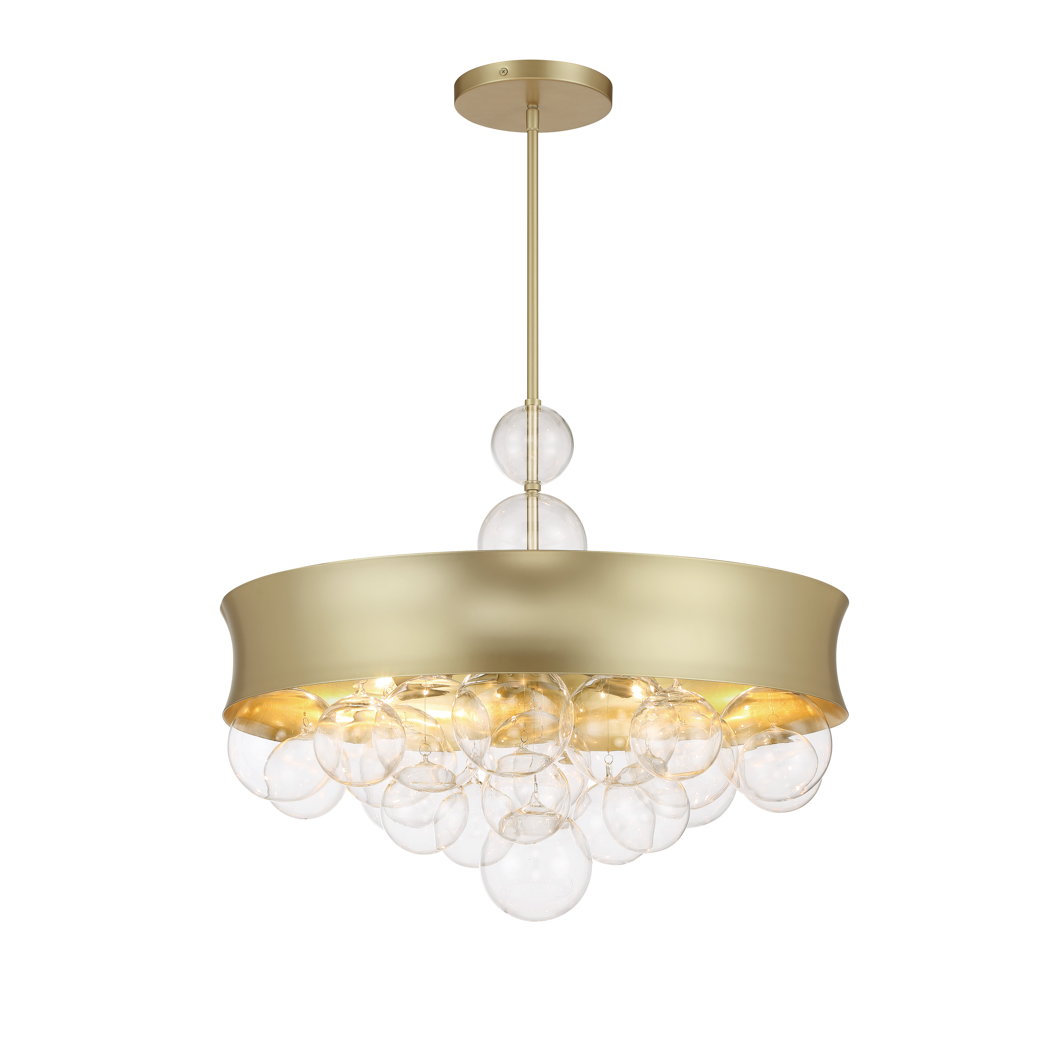 Verdi Square by Robin Baron -22" 8 Light Convertible Pendant