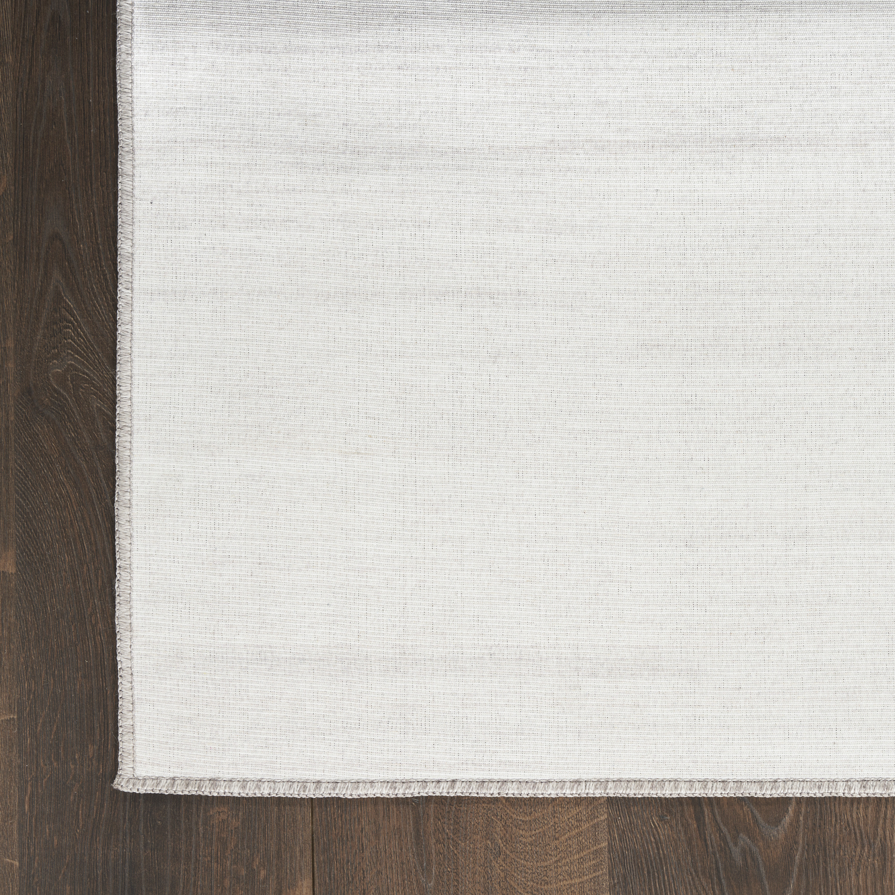 Nourison Washable Essentials 5'3" x 7'3" Ivory Grey Modern Indoor Rug