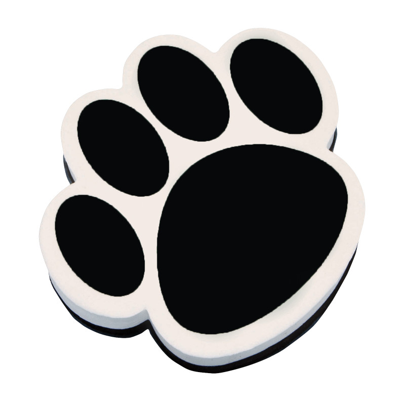 Magnetic+Whiteboard+Eraser%2C+Black+Paw
