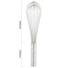 12-inch stainless steel piano whip