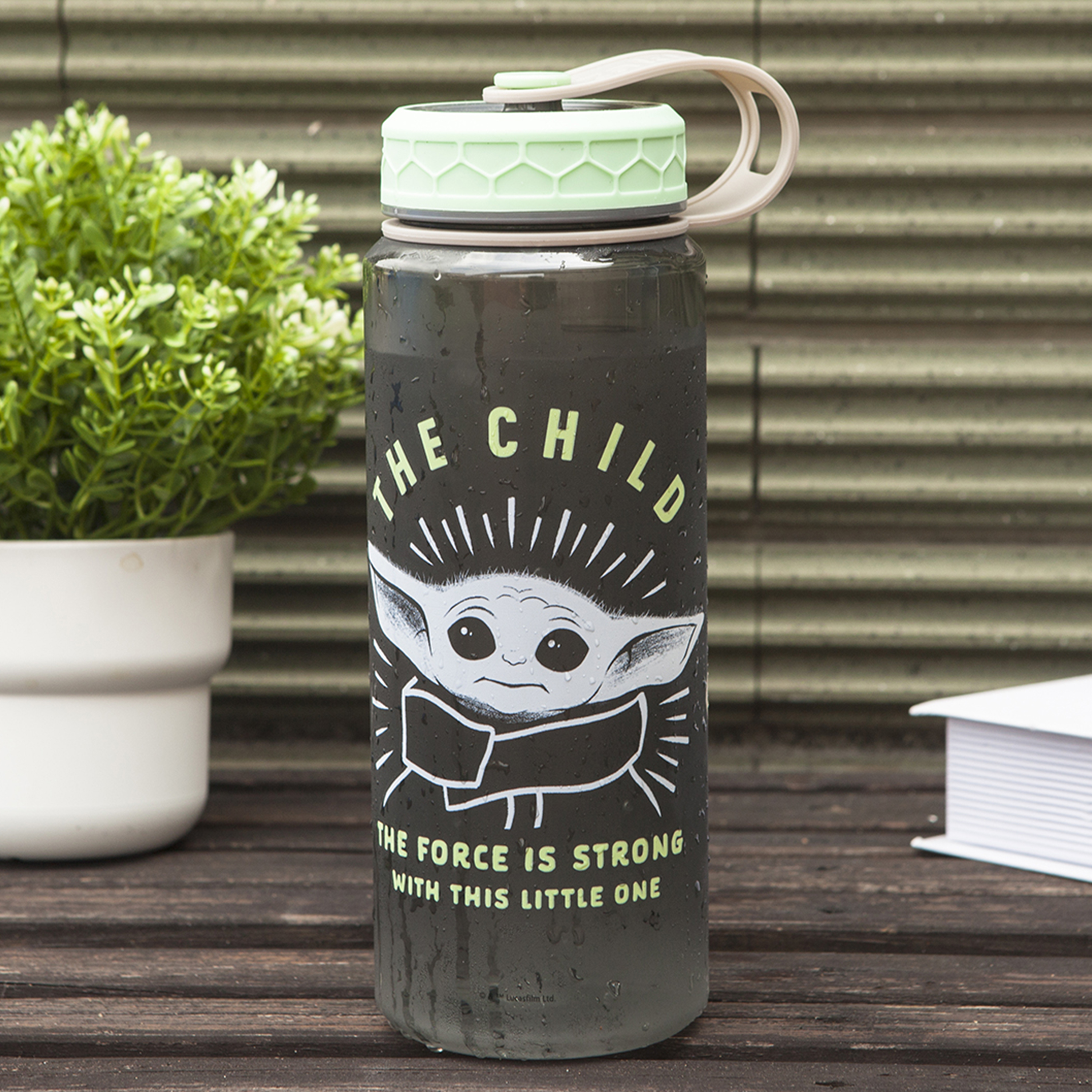 Star Wars: The Mandalorian 36 ounce Reusable Plastic Water Bottle, The Child (Baby Yoda) slideshow image 4 Star Wars: The Mandalorian 36 ounce Reusable Plastic Water Bottle, The Child (Baby Yoda) slideshow image 4