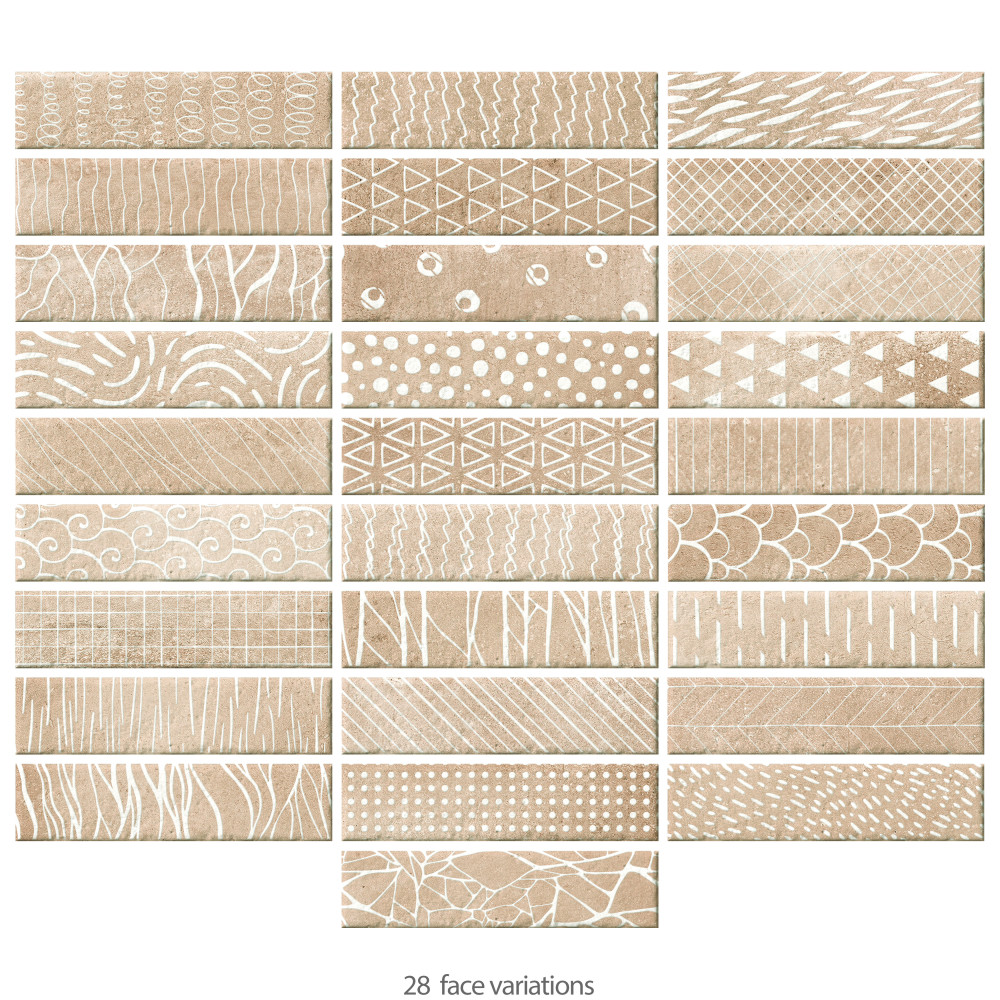 Atlas Brick Essence Cotto 2-3/8 in. x 9-3/4 in. Porcelain Floor and Wall Tile