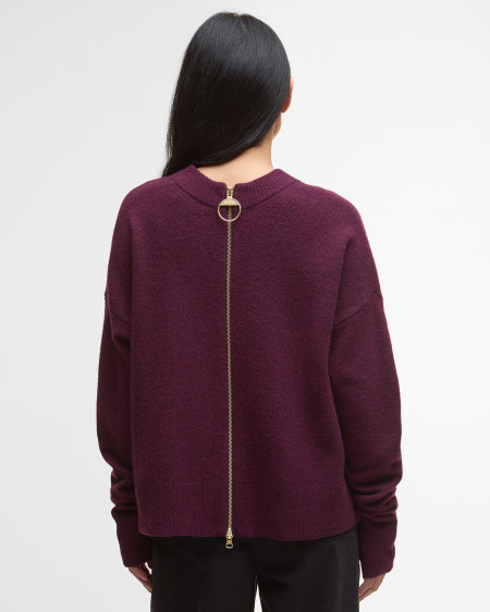 Cardigan con zip Leonie