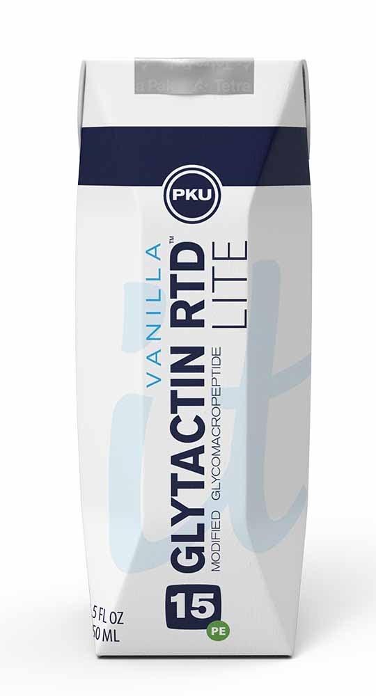 Glytactin® RTD Lite Vanilla Low Phenylalanine GMP-based Medical Food, 8.5-oz.