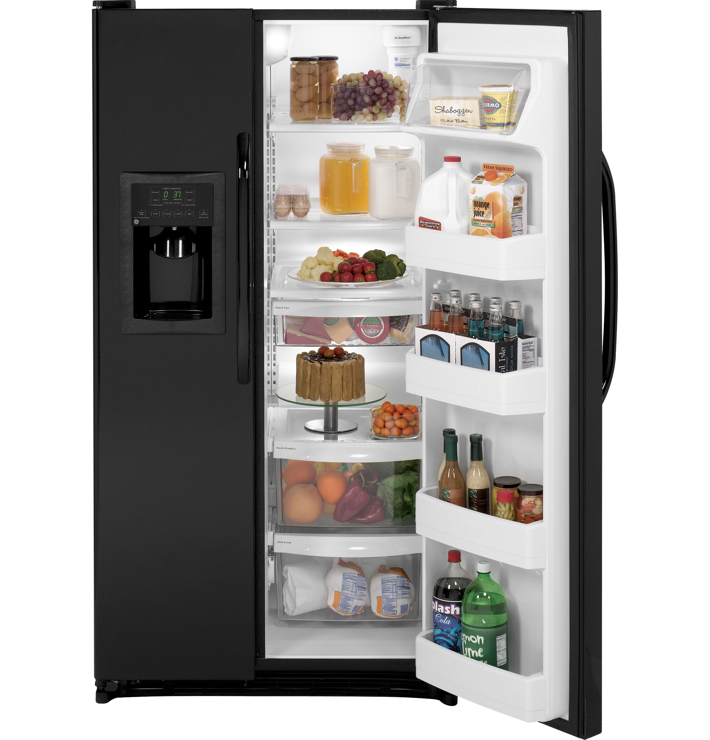 GE® ENERGY STAR® 25.3 Cu. Ft. Side-By-Side Refrigerator with Dispenser