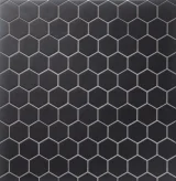Ozzi Black 1-7/8″ Hex Mosaic