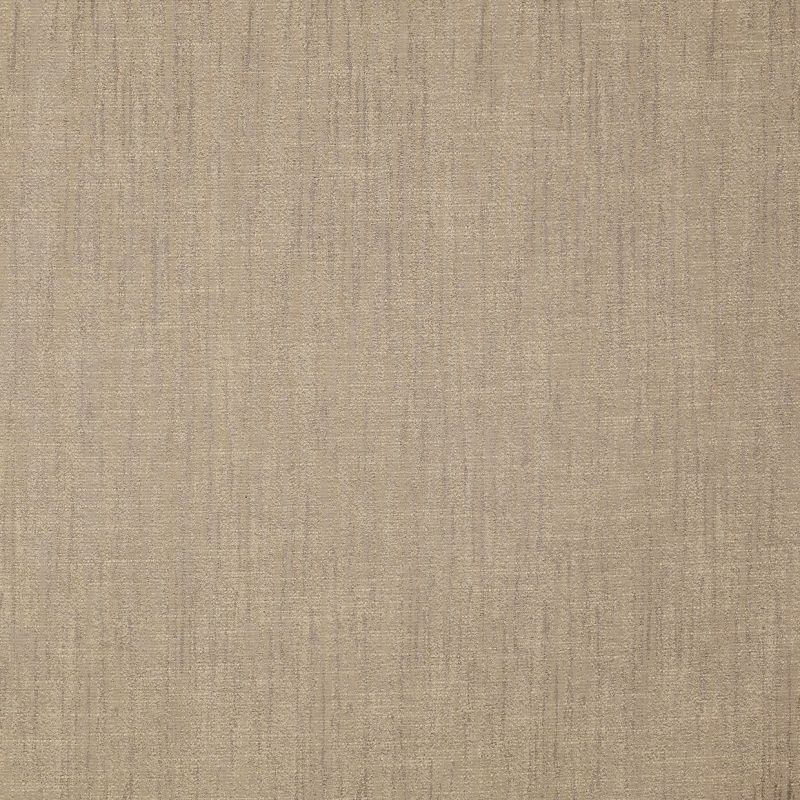 Beige woven-texture wallpaper covering the entire frame, showing fine vertical striations and subtle grain; evenly lit close-up of a neutral indoor wall.