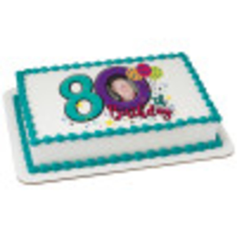 Image Cake Happy 80th Birthday