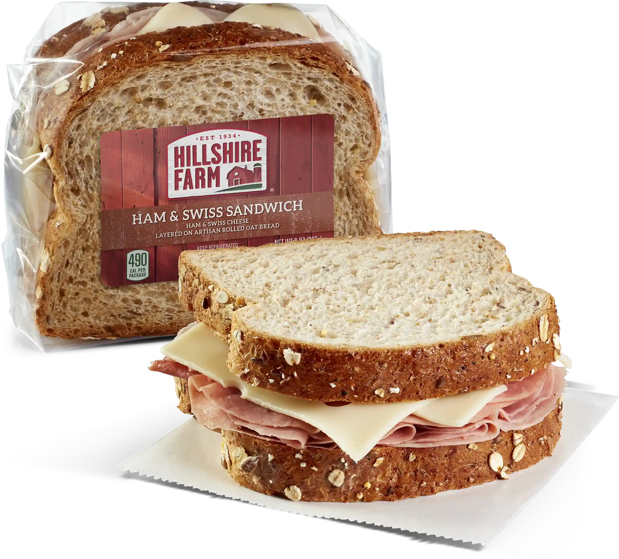 Hillshire Farm® Ham & Swiss Classic Sandwich_image_01
