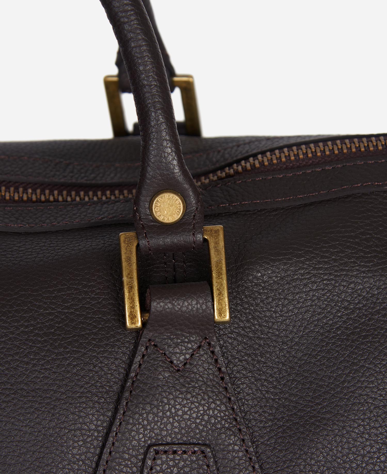 Borsa da viaggio media in pelle Explorer image number 3