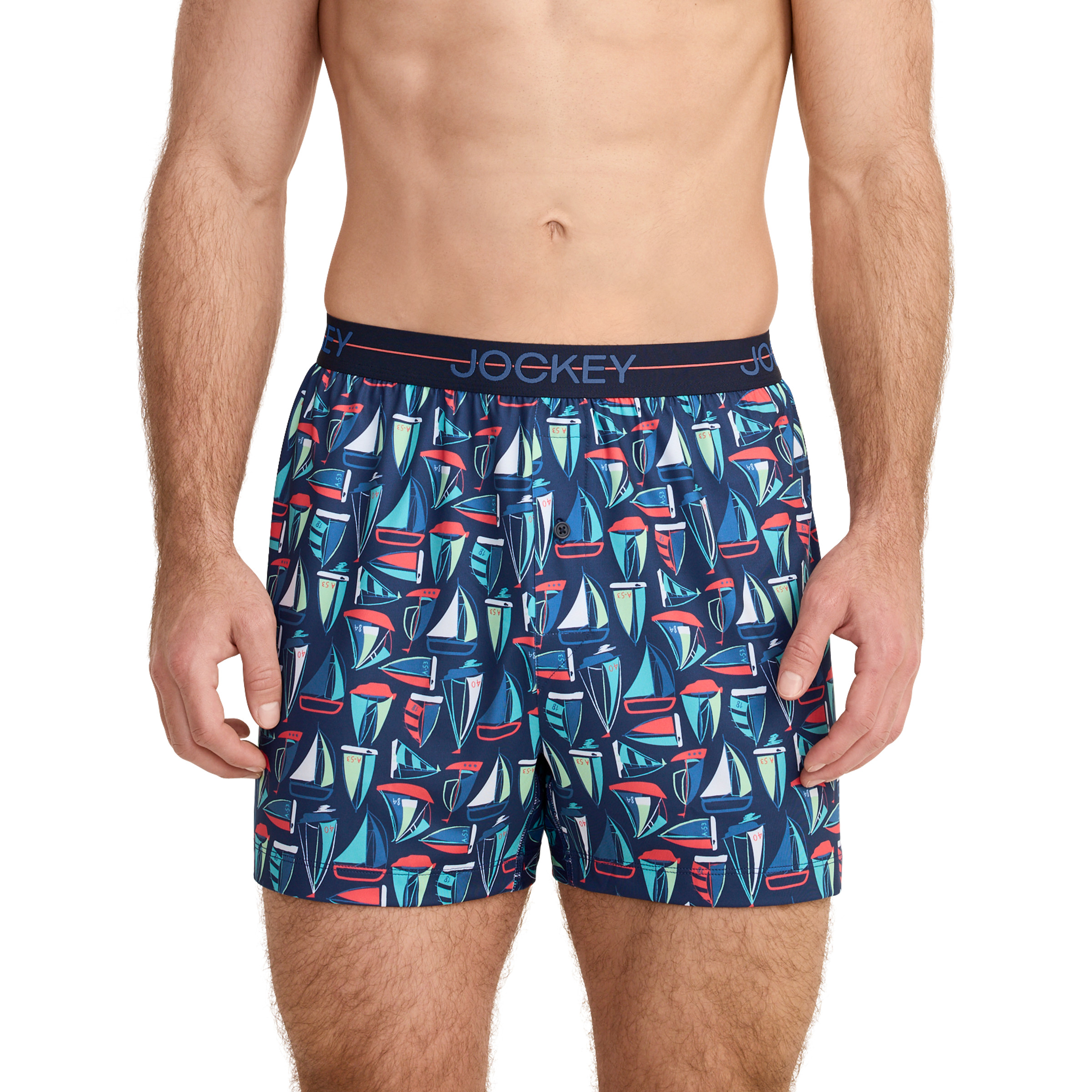 Jockey Men's Active Microfiber 4.5" Boxer - Picture 6 of 49