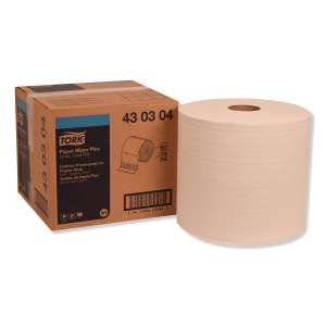 Tork, W1 Giant Roll Plus, 1 ply, 11.10"x12.00", Paper, General Purpose Wipers, White