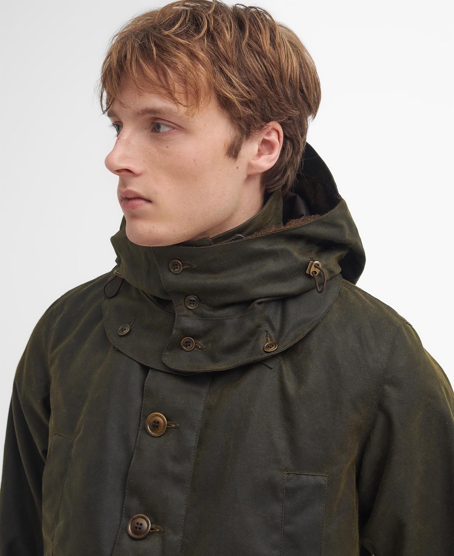 Barbour x TO KI TO Shoreman Waxed Jacket image number 3