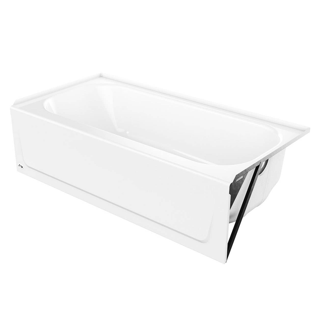 Bootz Pala MauiCast 60 x 30 Porcelain Enamel Alcove Bathtub