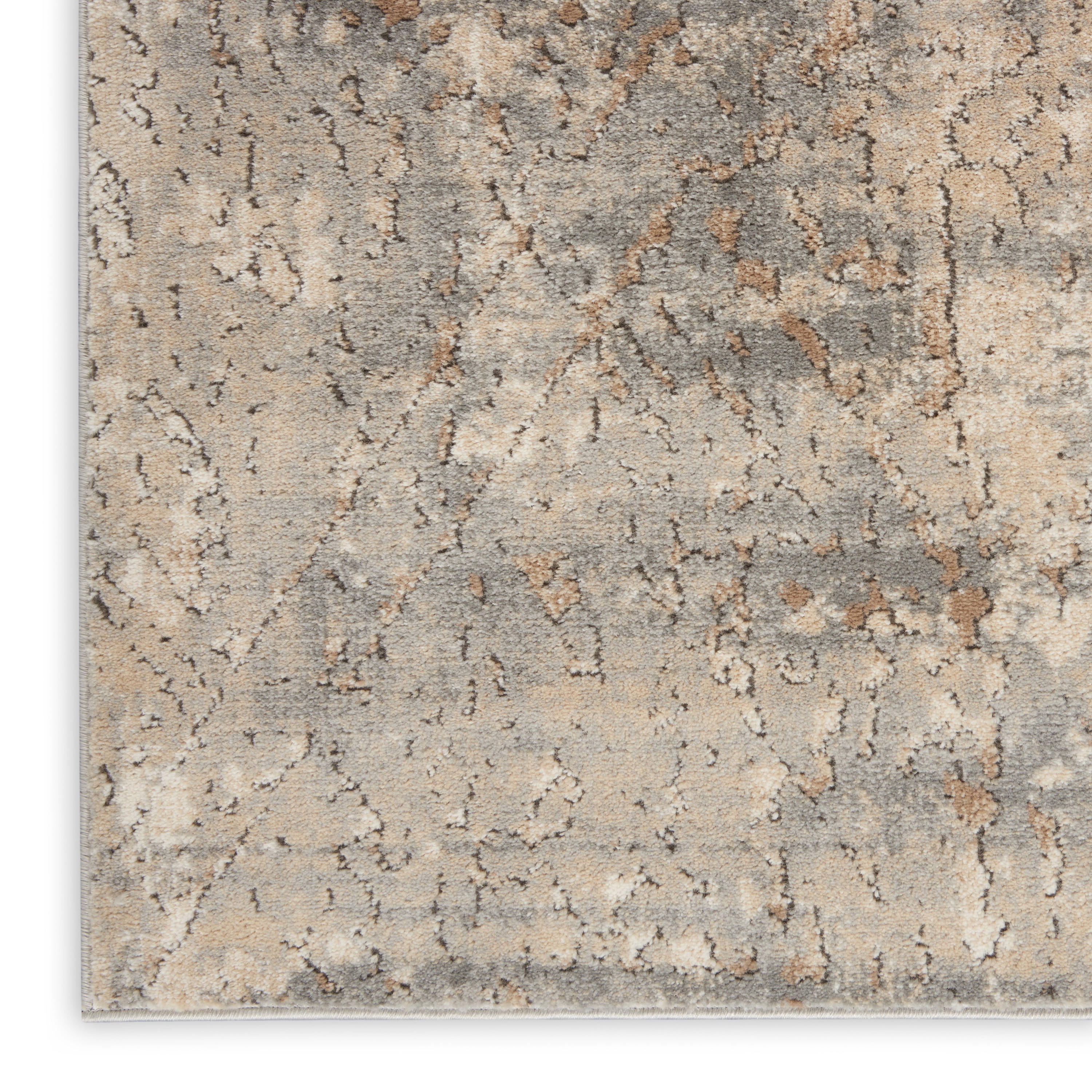 Nourison Quarry 5'3" x 7'3" Beige Grey Modern Indoor Rug