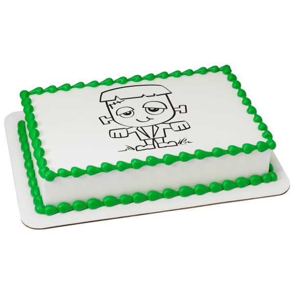 Paintable Frankenstein PhotoCake® Edible Image®