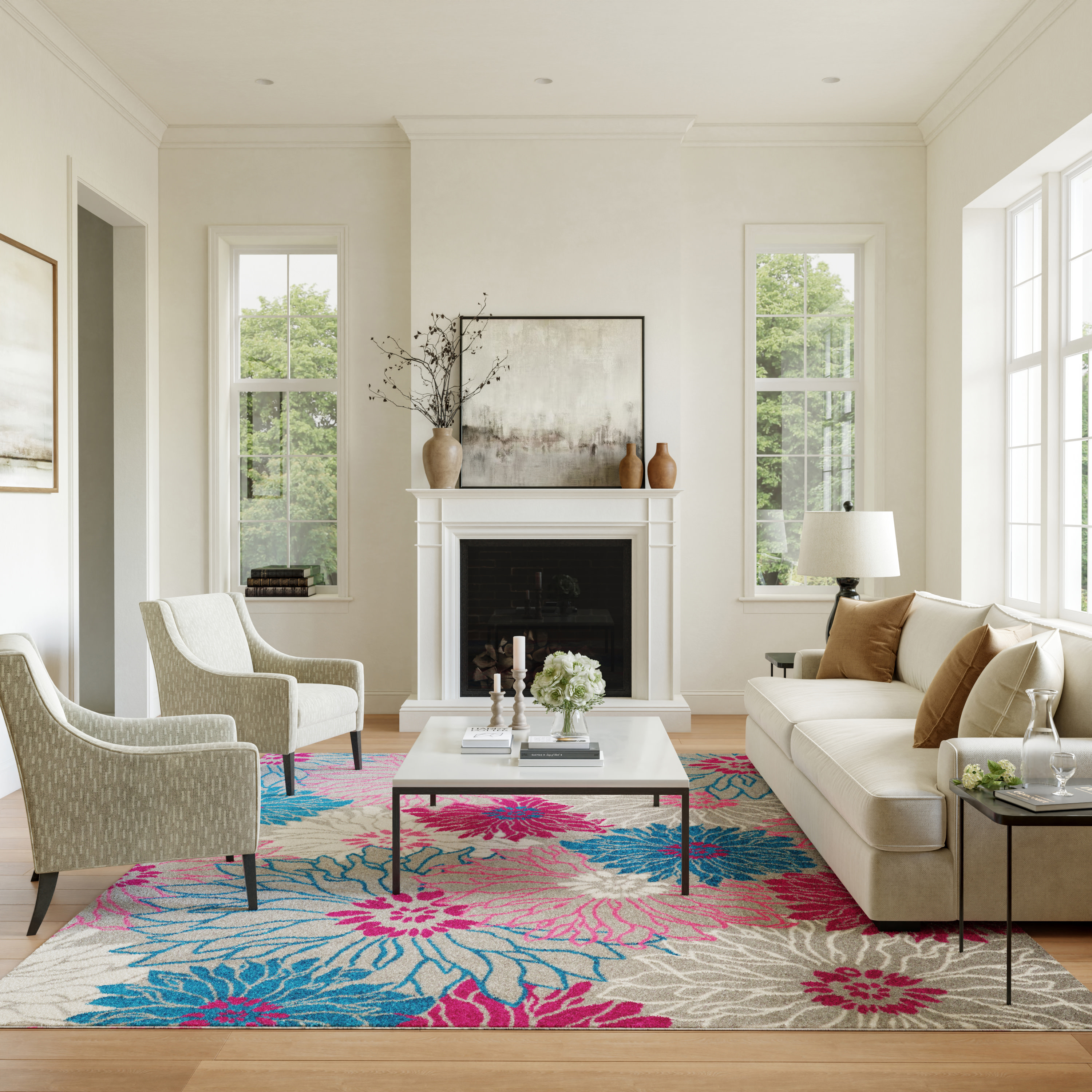Nourison Passion 9' x 12' Grey Contemporary Indoor Rug