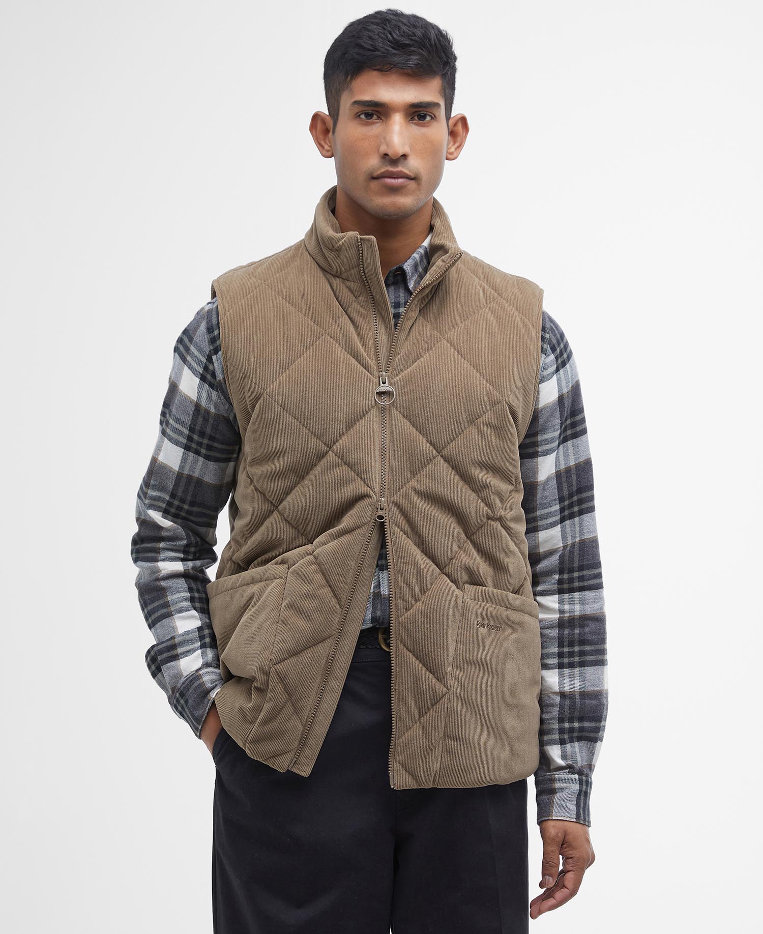Gilet Liddesdale in velluto a coste sottili image number 0
