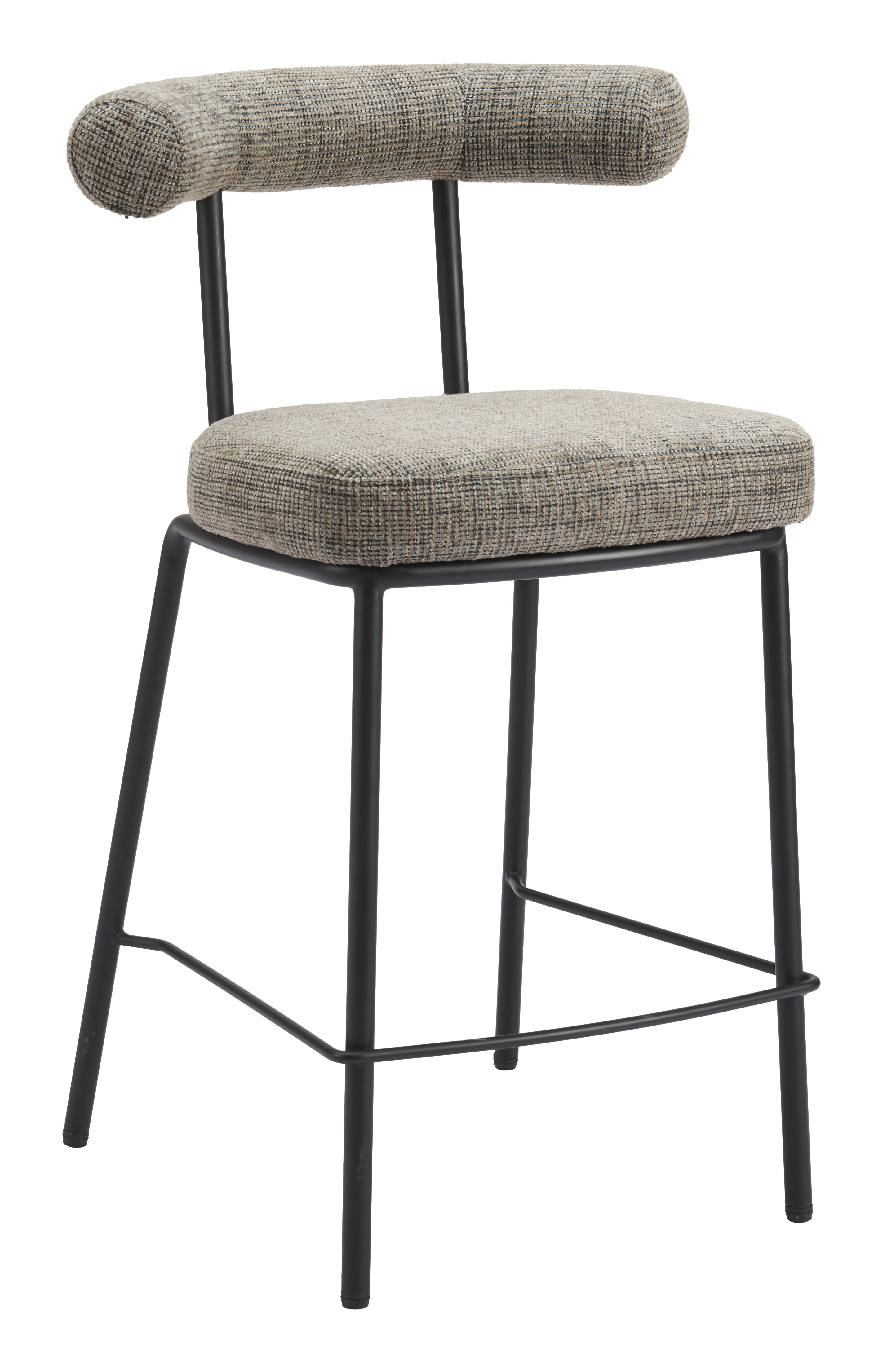 Kede Counter Stool Green Tweed product image
