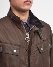 Duke Waxed Jacket Bark