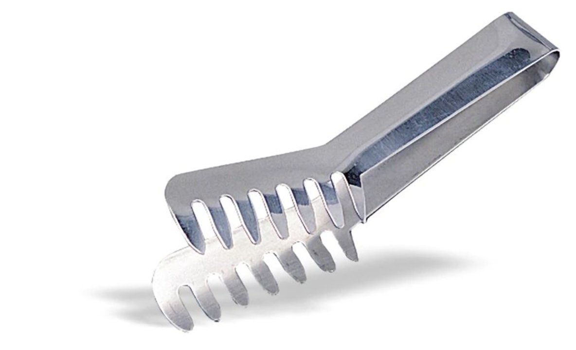 Pinzas de espagueti de acero inoxidable de 19 centímetros