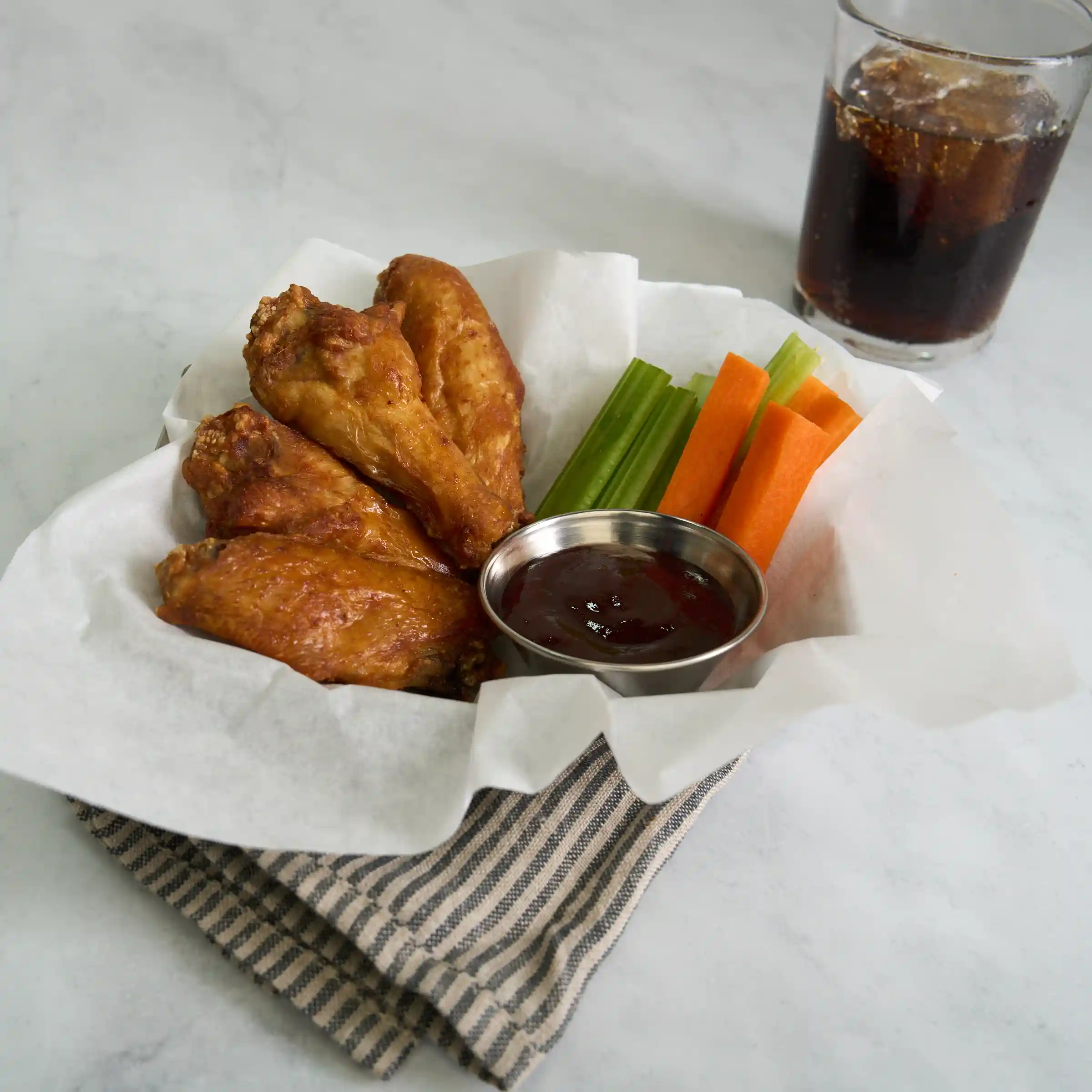 Tyson Red Label® Fully Cooked Unbreaded Applewood Smoked Bone-In Chicken Wing Sections, Jumbo _image_1