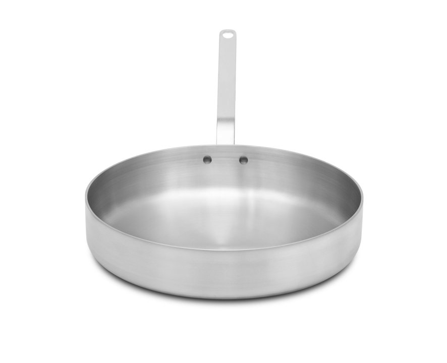 7 ½-quart Wear-Ever® aluminum sauté pan with natural finish and plated handle