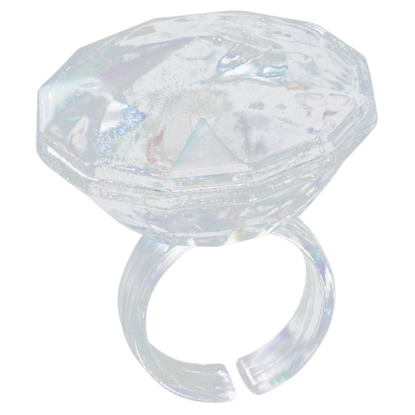 Iridescent Diamond Cupcake Rings