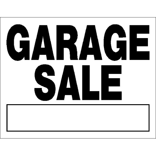 Garage Sale Sign, 14