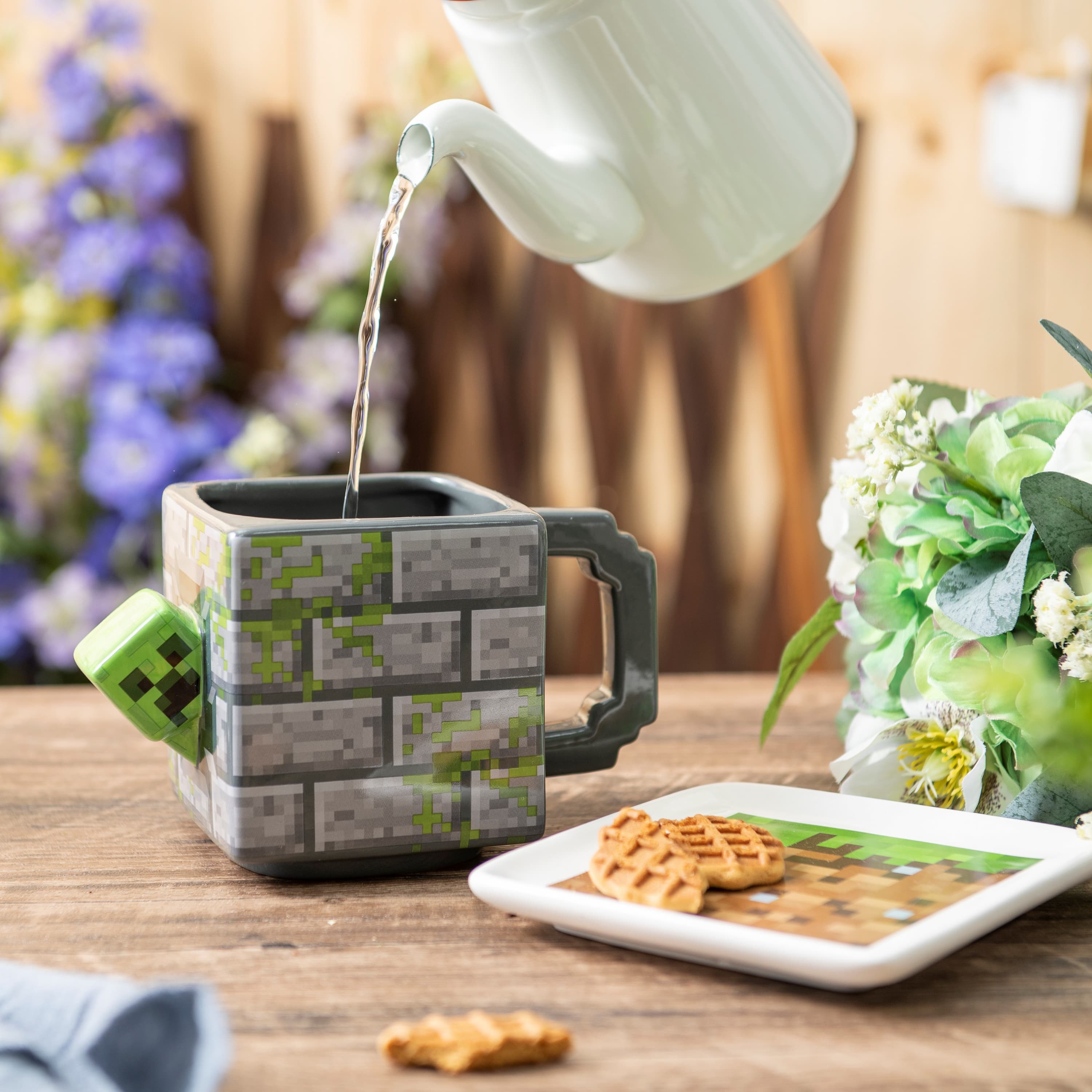 Minecraft Ceramic Plate and Mug Set, Bricks, 2-piece set slideshow image 8