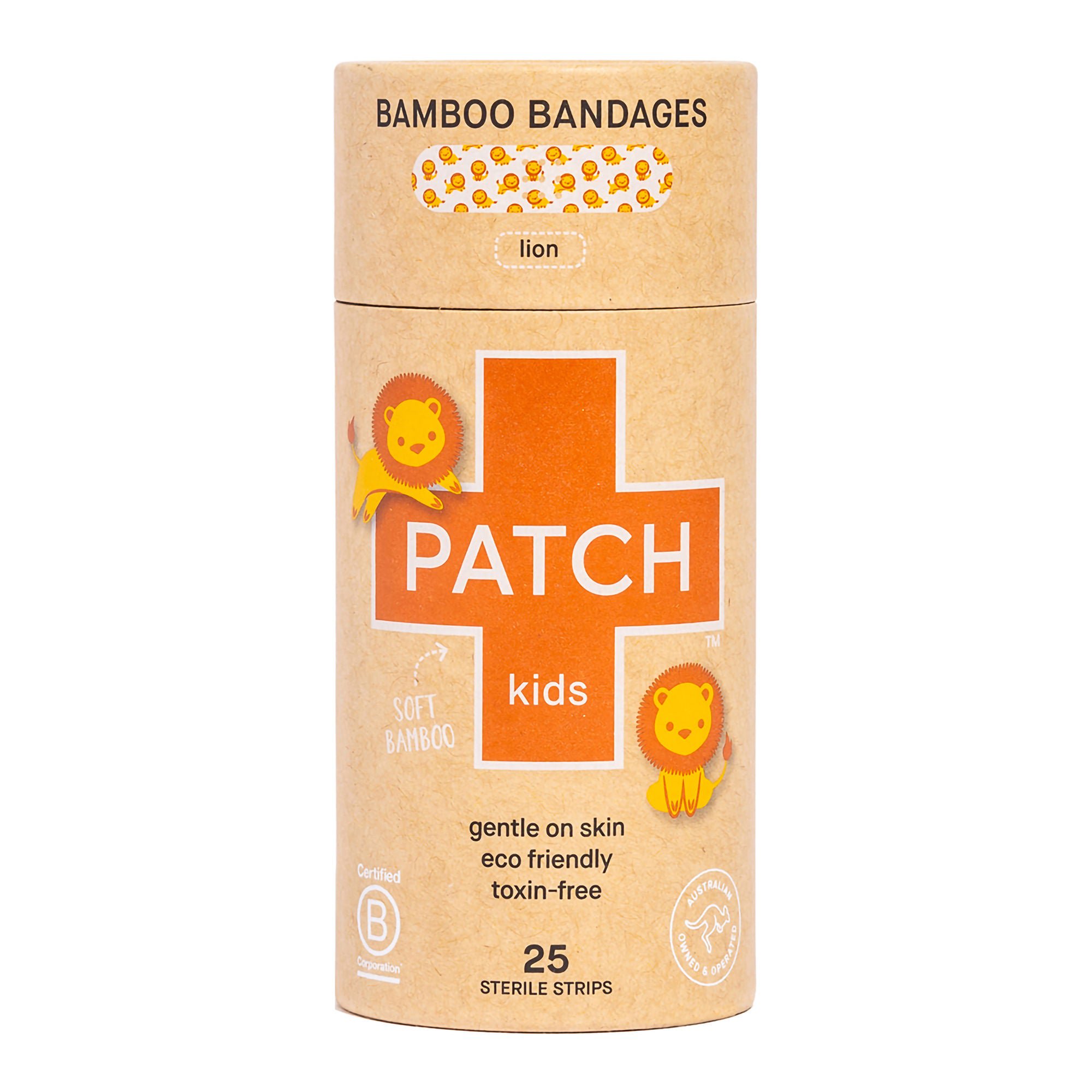 Patch™ Kids (Lion Design) Adhesive Strip, 3/4 x 3 Inch