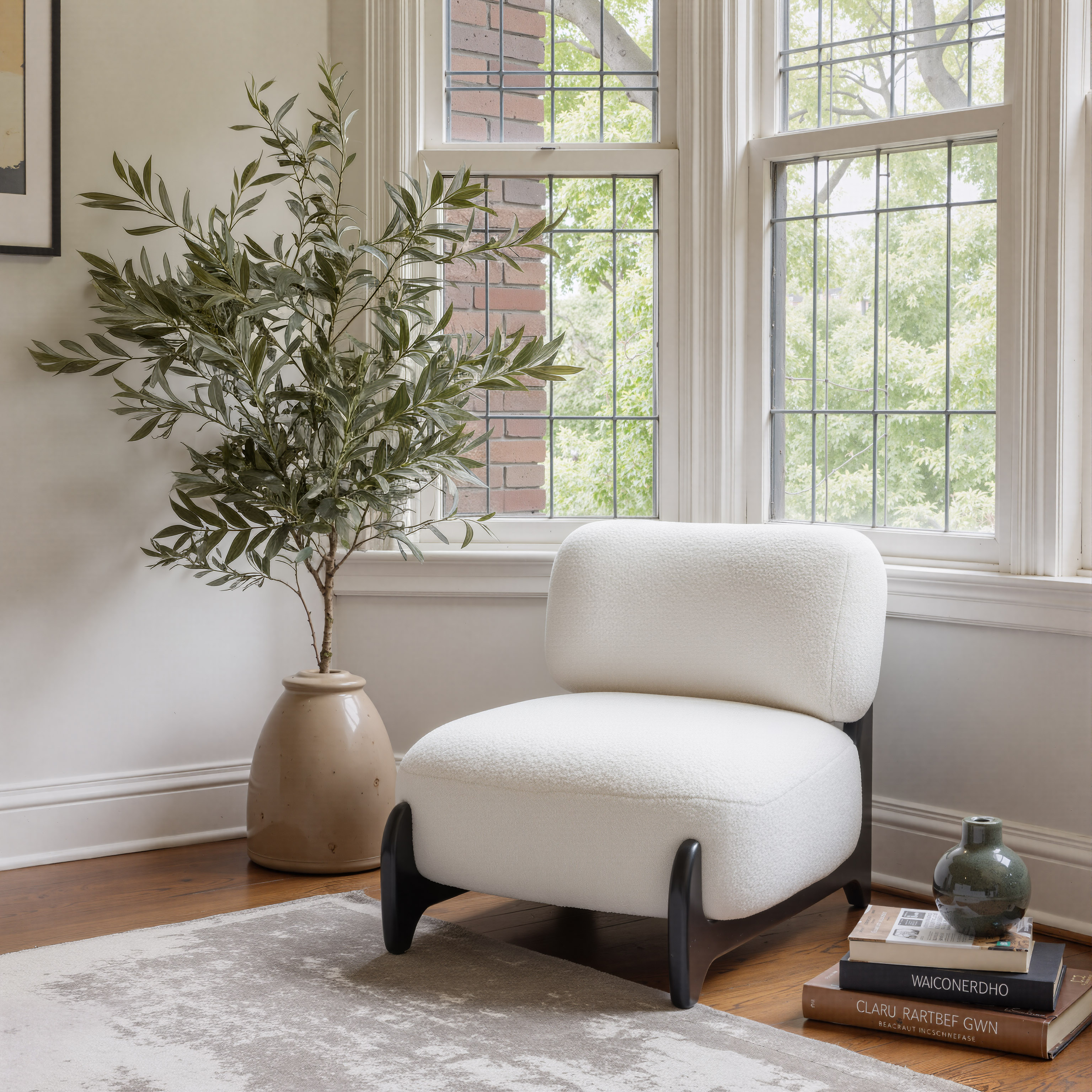 Bombo Accent Chair White product image
