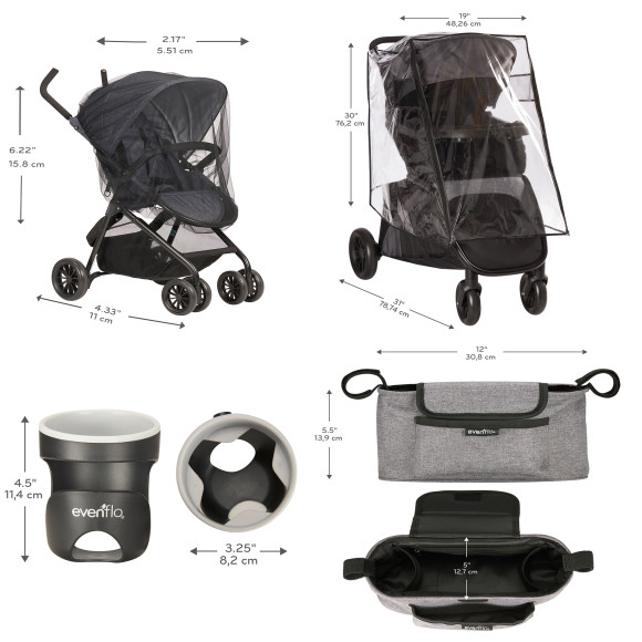 Stroller Four-Piece Accessory Starter Kit Specifications