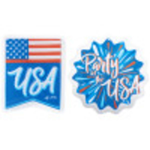 Celebrate Liberty Cupcake Rings - 144 Count
