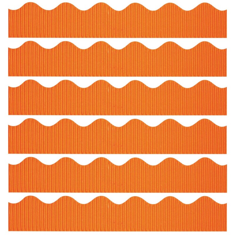 Decorative Border, Orange, 2-1/4" x 50', 6 Rolls