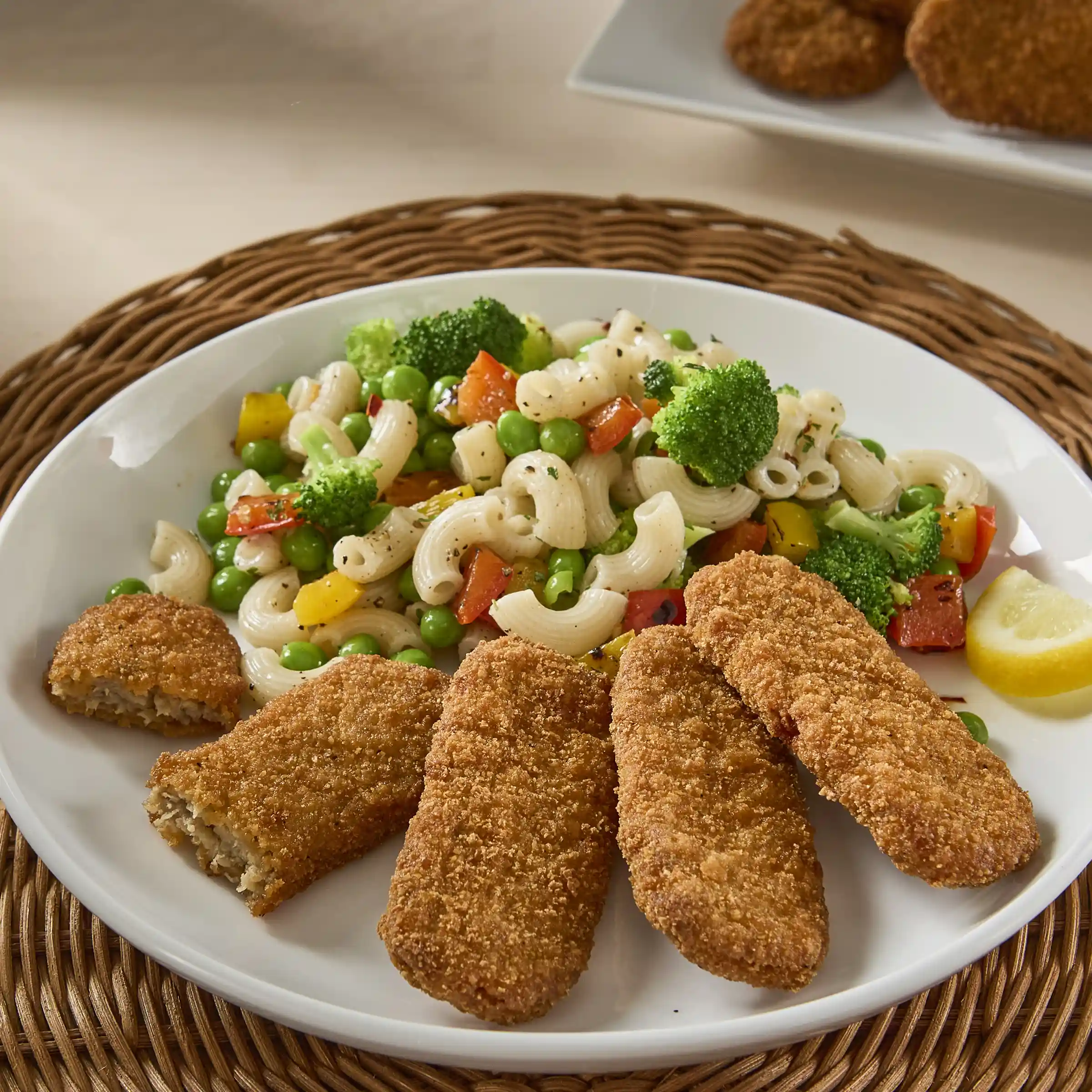 AdvancePierre™ Red Label Fully Cooked Breaded Western Crumb Style Country Fried Beef Patties, 1 oz_image_1