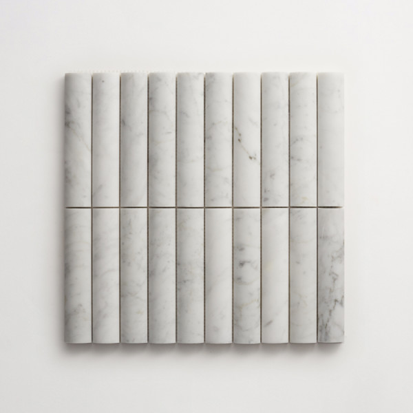 lapidary | cabochon short mosaic sheet | carrara 