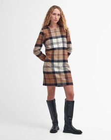 Nancy Tartan Mini Dress Hessian Tartan
