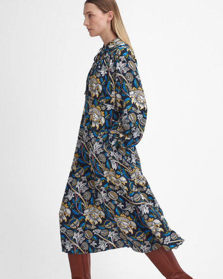 Barbour x William Morris Gallery Rendall Midi Dress