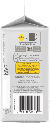 TASSIMO GEVALIA DARK HOUSE BLEND